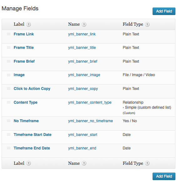 How To Use PODs Framework. Manage Fields Interface